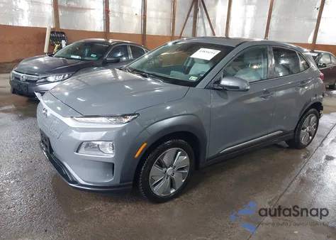 2021 Hyundai Kona Electric Limited из США, поврежденный, VIN KM8K33AG3MU106756